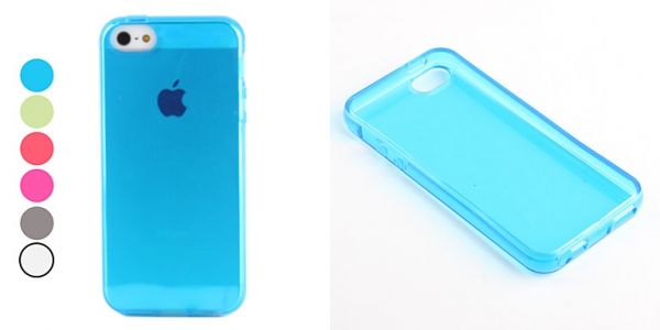 Case Suave para iPhone 5 - Transparente (Várias Cores)